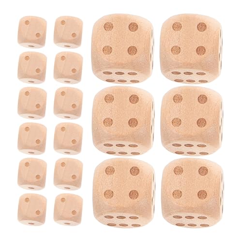 Vaguelly 20Stücke Holzspielwürfel mit Abgerundeten Ecken Langlebige Würfel für Partyspiele Vielseitige Würfel für Brettspiele DIY Bastelbedarf Angenehm im Griff Vaguelly 20Stücke Holzspielwürfel mit Abgerundeten Ecken Langlebige Würfel für Partyspiele Vielseitige Würfel für Brettspiele DIY Bastelbedarf Angenehm im Griff von Vaguelly