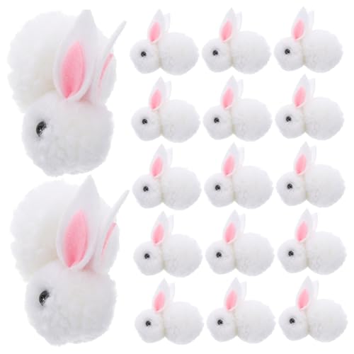 Vaguelly 20 Stücke Mini Plüsch Spielzeug Handwerk Dekorative Haar Hoop Charms von Vaguelly