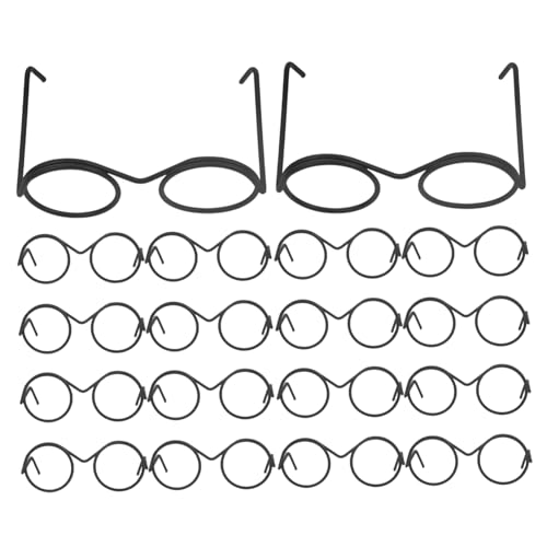 Vaguelly Mini-brillenset Für Puppen 20-teilig Brillen-Requisiten Mit Rundem Rahmen Keine Linsen Modisch Und Cool Für Rollenspiele Mit Babypuppen Vaguelly Mini-brillenset Für Puppen 20-teilig Brillen-Requisiten Mit Rundem Rahmen Keine Linsen Modisch Und Cool Für Rollenspiele Mit Babypuppen von Vaguelly