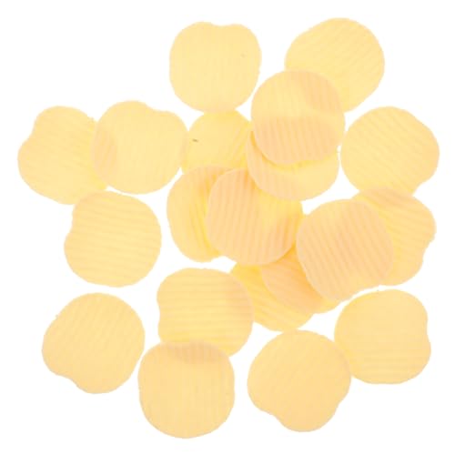 Vaguelly Lebensechte Snack-Modelle 20 Stück Gefälschte Kartoffelchips Realistische Lebensmittel-Requisiten für Die Küchenausstellung Sammlerstück von Vaguelly
