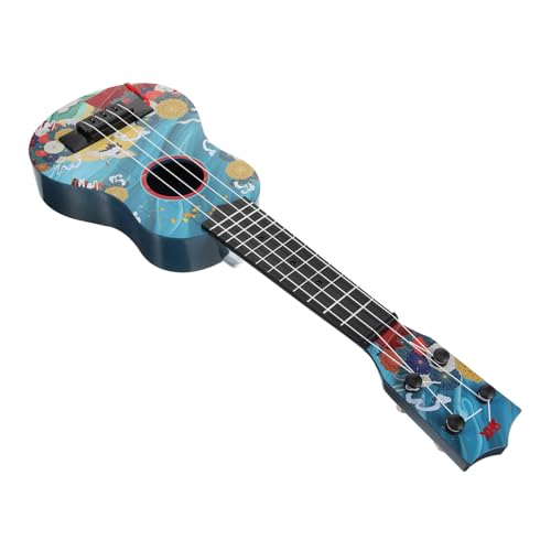 Vaguelly 21 Ukulele Instrumente -Gitarre Gitarre Kindergitarre akustisch Musical Instruments Musikinstrument mini Gitarre Gitarre Mini-Gitarre kleine Gitarre Holz Blue von Vaguelly