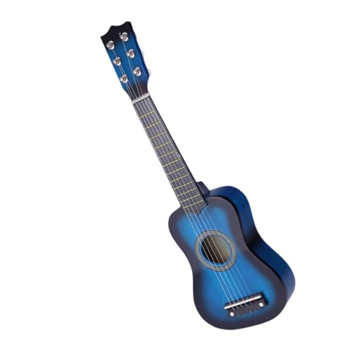 Vaguelly 23 Gitarre Tragbare Gitarre Holzgitarre Gitarrenspielzeug Hölzern Blue von Vaguelly