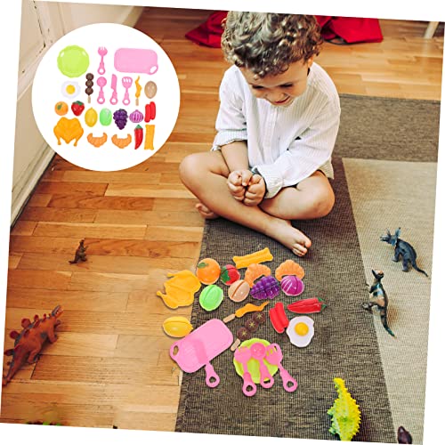 Vaguelly 23 Stück Teiliges Küchenspielzeug Set Obst Gemüse zum Schneiden Sicheres Lernspielzeug mit Glatten Kanten Leicht Robust und Pädagogisch für Interaktives Rollenspiel und Vaguelly 23 Stück Teiliges Küchenspielzeug Set Obst Gemüse zum Schneiden Sicheres Lernspielzeug mit Glatten Kanten Leicht Robust und Pädagogisch für Interaktives Rollenspiel und von Vaguelly