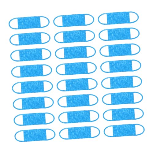 Vaguelly 24 Pcs Puppe Masken Puppe Mini Miniatur Prop Puppe Puppe Blau von Vaguelly