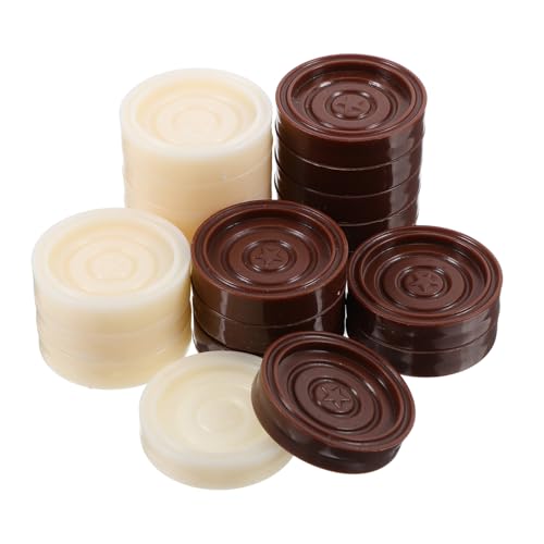 Vaguelly 24-teiliges Set Aus Kunststoffteilen Nur Für Dame-Teile Für Unterhaltungsbretter Und Mädchen-Sets von Vaguelly