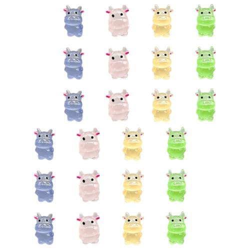 Vaguelly 24 Stück Miniatur Kühe Figuren Luminous Resin Cow Dekorationen für Kreative Miniaturwelten als Geburtstagsdeko Geschenkidee für Vaguelly 24 Stück Miniatur Kühe Figuren Luminous Resin Cow Dekorationen für Kreative Miniaturwelten als Geburtstagsdeko Geschenkidee für von Vaguelly