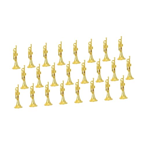 Vaguelly 24 Stück Miniatur Trompete Modell Goldene DIY Dekoration für Mini Häuser Sicheres Material Stilvolles Design für Kreative Projekte und Einzigartige Ornamente Vaguelly 24 Stück Miniatur Trompete Modell Goldene DIY Dekoration für Mini Häuser Sicheres Material Stilvolles Design für Kreative Projekte und Einzigartige Ornamente von Vaguelly