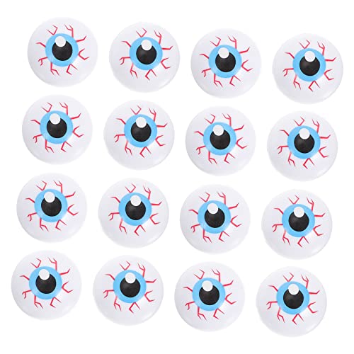 Vaguelly 24 Stück Teiliges Halloween Augäpfel Blau Kunststoffbälle Gruselige Deko Horror Requisiten für Party Trick Treat und Fotorequisiten Vaguelly 24 Stück Teiliges Halloween Augäpfel Blau Kunststoffbälle Gruselige Deko Horror Requisiten für Party Trick Treat und Fotorequisiten von Vaguelly