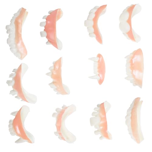 Vaguelly 24 Stück Teiliges Halloween Vampirzähne Gefälschte Zähne Gruselige Cosplay Requisiten Für Halloween Kostüm und Vaguelly 24 Stück Teiliges Halloween Vampirzähne Gefälschte Zähne Gruselige Cosplay Requisiten Für Halloween Kostüm und von Vaguelly