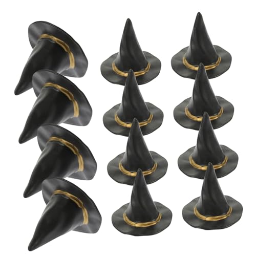 Vaguelly 24 Stück Teiliges Mini Hexenhüte Schwarz Vielseitige DIY Hexen Dekorationen für Halloween Kostüme Puppenhaus Feengarten Weinflaschen Party Zubehör Vaguelly 24 Stück Teiliges Mini Hexenhüte Schwarz Vielseitige DIY Hexen Dekorationen für Halloween Kostüme Puppenhaus Feengarten Weinflaschen Party Zubehör von Vaguelly