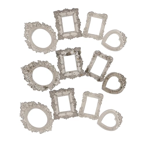 Vaguelly 24 Stück Teiliges Miniatur Bilderrahmen Vintage Barock Stil Kleine Antike Harz Fotorahmen für Puppenhaus Schmuckdisplay DIY Weihnachtsdeko und Feiertagsgestaltung Vaguelly 24 Stück Teiliges Miniatur Bilderrahmen Vintage Barock Stil Kleine Antike Harz Fotorahmen für Puppenhaus Schmuckdisplay DIY Weihnachtsdeko und Feiertagsgestaltung von Vaguelly