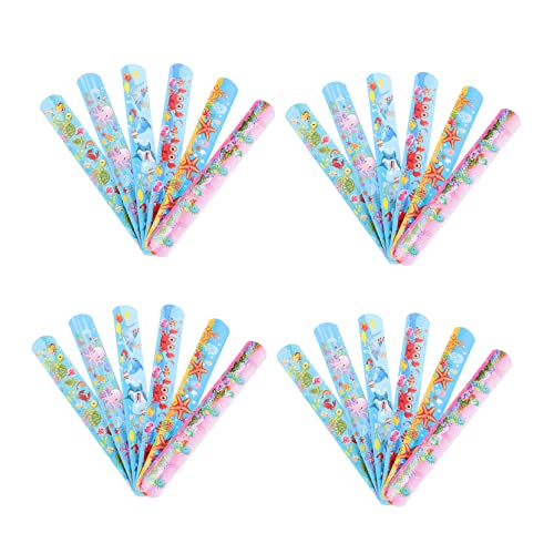 Vaguelly 24 Stück Teiliges Slap Armband mit Bunten Meeresbewohnern Flexible PVC Schnapparmbänder Einstellbare Lustiger Schmuck für Jungen und Mädchen Party Mitgebsel Vaguelly 24 Stück Teiliges Slap Armband mit Bunten Meeresbewohnern Flexible PVC Schnapparmbänder Einstellbare Lustiger Schmuck für Jungen und Mädchen Party Mitgebsel von Vaguelly