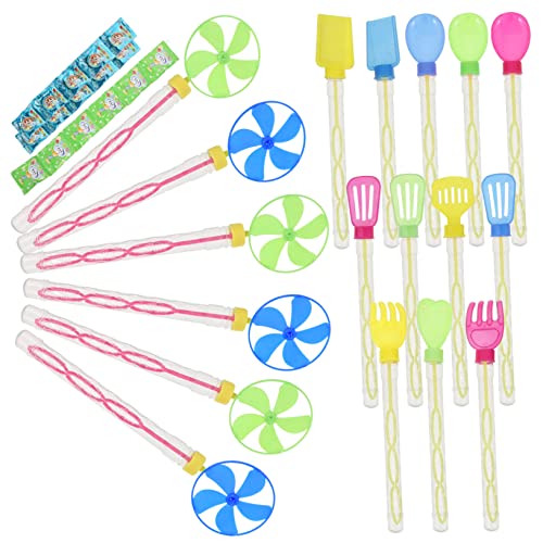 Vaguelly Stück Windmühlen-blasenstab Blasenblasende Zauberstäbe Partygeschenke Tragbare Blasenmacher Kinderspielzeug Blasen Machende Zauberstäbe Party-blasenstäbe Plastik von Vaguelly