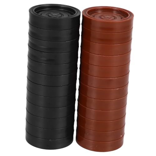 Vaguelly 24 Stücke Stücke Dame Zubehör Brettspiel Zubehör Abs Vaguelly 24 Stücke Stücke Dame Zubehör Brettspiel Zubehör Abs von Vaguelly
