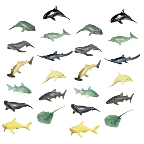 Vaguelly 24 Stücke Miniatur Marine Tiere Fisch Spielset Modell Realistische Meer Tier Figur Vaguelly 24 Stücke Miniatur Marine Tiere Fisch Spielset Modell Realistische Meer Tier Figur von Vaguelly