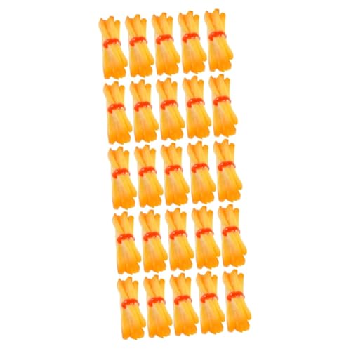 Vaguelly 25 STK Gefälschte Pommes Frites Küchenessen Spielen Spielzeuge Simulation Pommes Frites Küchenspielzeug Pommes-Modell Frittiertes Lebensmittelmodell Modelle Chip PVC Snack Kind von Vaguelly