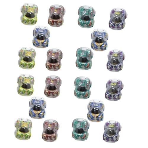 Vaguelly 25 Stück Teiliges Mini Rückziehspielzeugautos Bunte Kinderautos aus Robustem für Jungen und Mädchen für Spiel und Entwicklung von Vaguelly