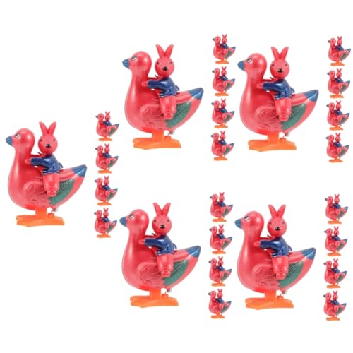 Vaguelly 25 Stück Uhrwerk Kaninchen Das Auf Einem Huhn Reitet Osterkorb Spielzeug Küken Hüpfendes Aufziehspielzeug Kaninchen Laufspielzeug Lutscher Spielzeug Für Kinder Neuartiges von Vaguelly