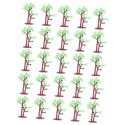 Vaguelly 25St Mini-Landschaftsbaum Kuchen verzieren Kuchendekoration Miniaturen Giraffen-Aufkleber Baummodell Fee tortendeko einschulung Mini-Plamme Modellbaum groß Karte einführen von Vaguelly