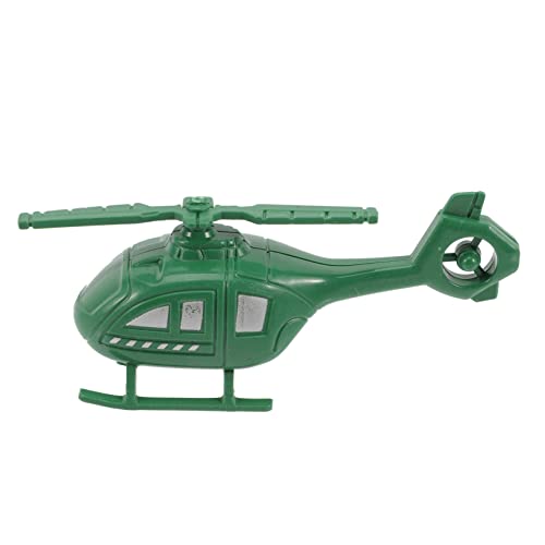 Vaguelly 25St -Modell Toys Kampfflugzeug Auto Ebene Flugzeuge Hubschrauberspielzeug für Jungen ab 4 Jahren Fliegender Hubschrauber Plastik Green von Vaguelly