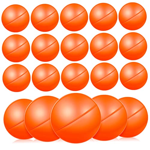 Vaguelly 25Stücke Transparente Lotteriebälle Aus Kunststoff Runde Offene Spielbälle Für Partys Und Spiele Wiederverwendbare Requisiten Leuchtenden Farben Für Tombola von Vaguelly