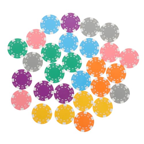 Vaguelly 28Stücke Pokerchip aus Runde Requisiten für Pokerspiele Farben für Mehr Spaß Beim für Partys und Zuhause Vaguelly 28Stücke Pokerchip aus Runde Requisiten für Pokerspiele Farben für Mehr Spaß Beim für Partys und Zuhause von Vaguelly