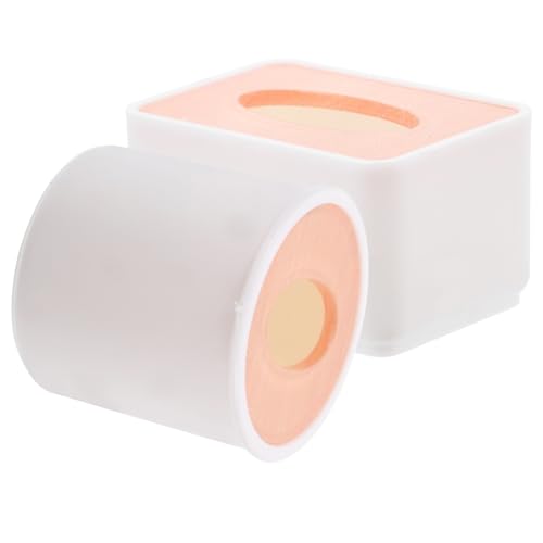 Vaguelly 2Er-Box Mini-Taschentuchhalter spielzeuge Miniatur-Badezimmeraccessoire Dekorationen für Taschentuchhalter Miniaturverzierung Gewebehalterverzierung Plastik von Vaguelly