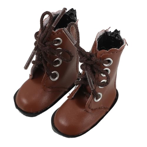 Vaguelly 2 Stück Puppen High Top Stiefel Für Mädchen Puppenzubehör Plüschspielzeug Schuhe Miniatur Puppenkleidung Und Schuhe Set von Vaguelly