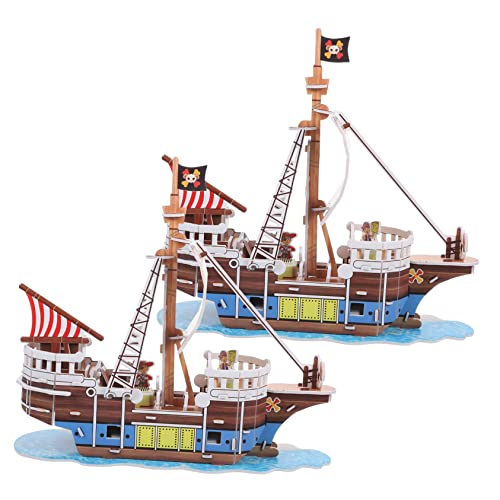 Vaguelly 2Sätze Piratenschiff Puzzle für Erwachsene Kreatives Segelboot Modell Einfach Zusammenzubauen für Bastel und Zimmerdekoration Papierpuzzle Vaguelly 2Sätze Piratenschiff Puzzle für Erwachsene Kreatives Segelboot Modell Einfach Zusammenzubauen für Bastel und Zimmerdekoration Papierpuzzle von Vaguelly