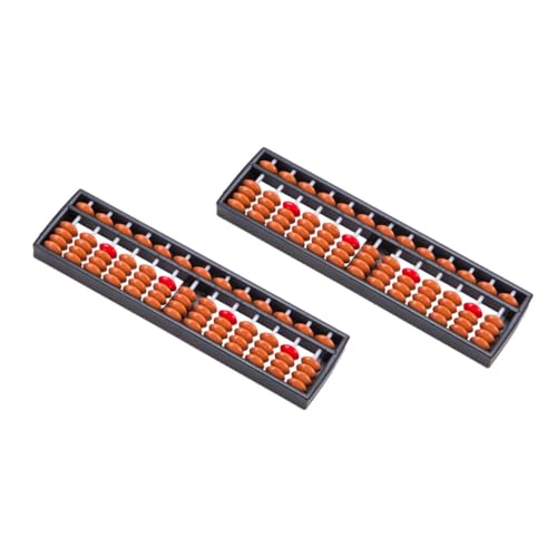 Vaguelly 2St Abakus adventsgeschenke mitgebsel Schulanfang gehirn Training Abacus Educational Toys Labyrinth zehn versorgen Kinderversorgung Plastik Brown von Vaguelly