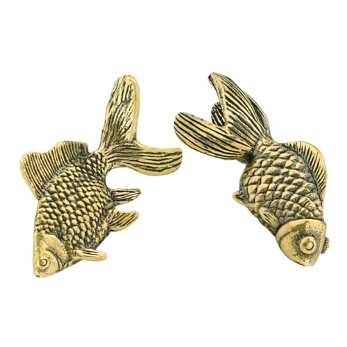 Vaguelly Kleiner Messingschatz Vintage Appeal Fischstatue Feng Shui Messingdekor Erfolgsornamente Für Zuhause Vaguelly Kleiner Messingschatz Vintage Appeal Fischstatue Feng Shui Messingdekor Erfolgsornamente Für Zuhause von Vaguelly