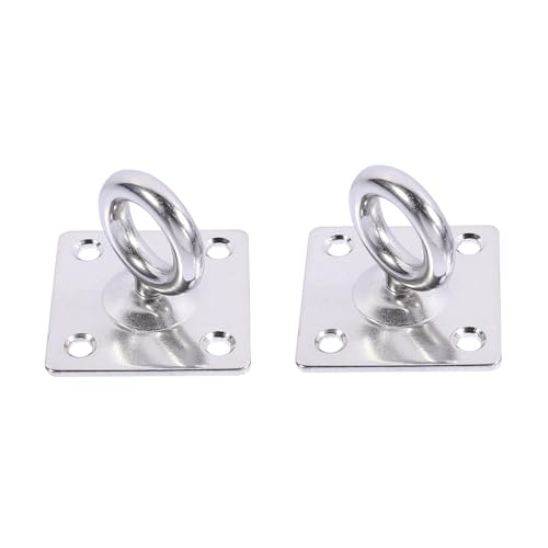Vaguelly 2pcs Decke Haken M8 Edelstahl Halterung Hängen Hängematte Auge Platte Haken Vaguelly 2pcs Decke Haken M8 Edelstahl Halterung Hängen Hängematte Auge Platte Haken von Vaguelly