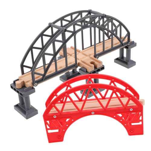 Vaguelly 2St Gleiszubehör Brücke Zug Eisenbahn zubehör Zug zubehör Holzeisenbahn Zubehör Train Track Zubehör Holzeisenbahnzubehör Zugzubehör aus Holz Plastik rot Vaguelly 2St Gleiszubehör Brücke Zug Eisenbahn zubehör Zug zubehör Holzeisenbahn Zubehör Train Track Zubehör Holzeisenbahnzubehör Zugzubehör aus Holz Plastik rot von Vaguelly