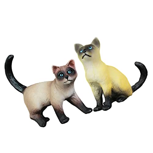 Vaguelly 2St Hundeschmuck Katzenfiguren simulierte Katzen Miniaturkatze Miniatur-Katzenspielzeug Katzenmodelle aus Kunststoff Katzenmodelle Kulisse liefert Kinderspielzeug Plastik Vaguelly 2St Hundeschmuck Katzenfiguren simulierte Katzen Miniaturkatze Miniatur-Katzenspielzeug Katzenmodelle aus Kunststoff Katzenmodelle Kulisse liefert Kinderspielzeug Plastik von Vaguelly