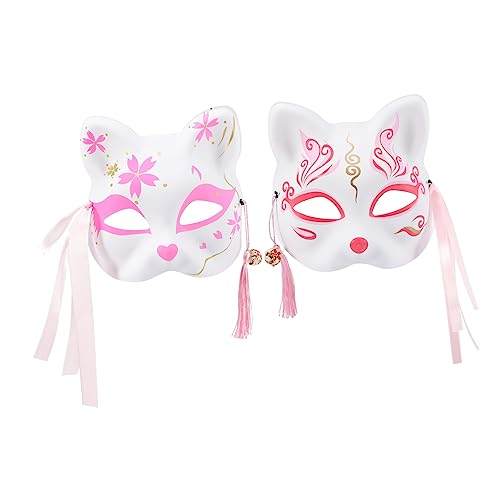 Vaguelly 2St Katzenmaske halloween masken halloweenmasken cat clothing katzenkostüme masken zu halloween japanische Maske für Katze automatische Maske Katzenaufkleber Fuchsmaske Plastik Vaguelly 2St Katzenmaske halloween masken halloweenmasken cat clothing katzenkostüme masken zu halloween japanische Maske für Katze automatische Maske Katzenaufkleber Fuchsmaske Plastik von Vaguelly