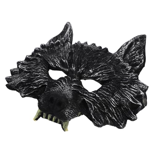 Vaguelly 2St Maskerade-Maske Wolf-Halloween halbes Halloween Maskenkopf Hälfte Tier halloweenmaske halloween masken Cosplay-Wolfsmaske Halloween-Maske Erwachsener bilden Requisiten Kind von Vaguelly