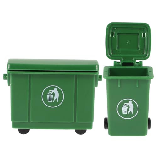 Vaguelly Sanitär Eimer 2st Puppenhaus-mülleimer Bausatz Puppenhausmöbel Liner Müll Fürs Auto Mini Abfallbehälter Puppenhaus Abfallbehälter Modell Straßenabfallbehälter Miniatur-mülltonne Plastik Green Vaguelly Sanitär Eimer 2st Puppenhaus-mülleimer Bausatz Puppenhausmöbel Liner Müll Fürs Auto Mini Abfallbehälter Puppenhaus Abfallbehälter Modell Straßenabfallbehälter Miniatur-mülltonne Plastik Green von Vaguelly