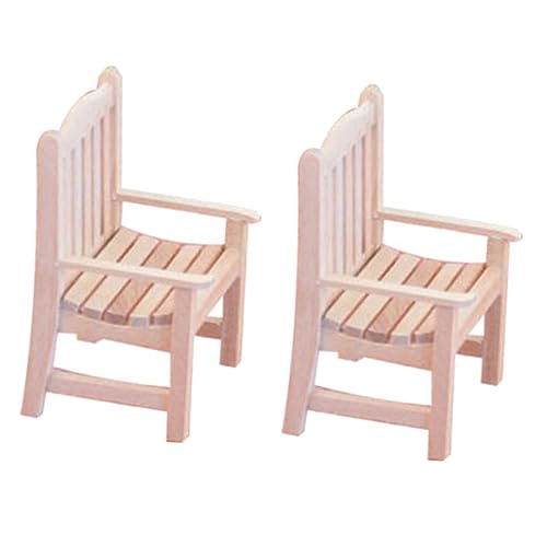 Vaguelly 2St Puppenhausmöbel Kindersessel ästhetisch für Kinderspielzeug Bausatz Room Decoration raumdeko Miniatur-Stuhlspielzeug Miniaturstühle zum Basteln hölzern Vaguelly 2St Puppenhausmöbel Kindersessel ästhetisch für Kinderspielzeug Bausatz Room Decoration raumdeko Miniatur-Stuhlspielzeug Miniaturstühle zum Basteln hölzern von Vaguelly