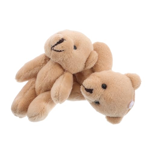 Vaguelly 2St Puppenhauspuppe Geburtstags Weiche Spielzeuge Kuscheltiere Puppenhaus Bär Minibären Weihnachtsstofftier Bärenverzierung kurzer Plüsch Beige Vaguelly 2St Puppenhauspuppe Geburtstags Weiche Spielzeuge Kuscheltiere Puppenhaus Bär Minibären Weihnachtsstofftier Bärenverzierung kurzer Plüsch Beige von Vaguelly