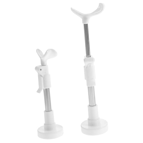 Vaguelly 2St Puppenständer Figure Stand puppenzubehör Puppenaufsteller schaukasten Puppenaufbewahrung Studio Höhenverstellbarer Figurenständer Stützbasis für Modell Plastik Weiß Vaguelly 2St Puppenständer Figure Stand puppenzubehör Puppenaufsteller schaukasten Puppenaufbewahrung Studio Höhenverstellbarer Figurenständer Stützbasis für Modell Plastik Weiß von Vaguelly