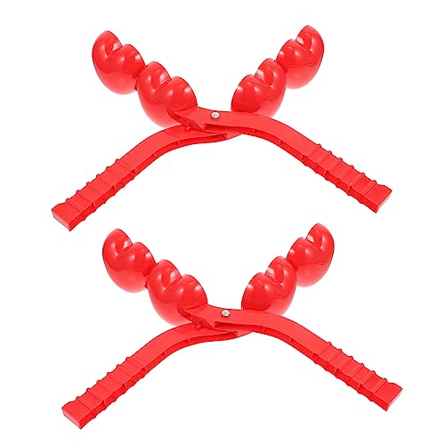 Vaguelly 2St Schneeball-Clip winterspielzeuge Winter Schneeballwurf Schneeballclip Blauer Schneeball Winter-Schneeball-Tool Schneeballhersteller Winterschneeclips Plastik rot Vaguelly 2St Schneeball-Clip winterspielzeuge Winter Schneeballwurf Schneeballclip Blauer Schneeball Winter-Schneeball-Tool Schneeballhersteller Winterschneeclips Plastik rot von Vaguelly