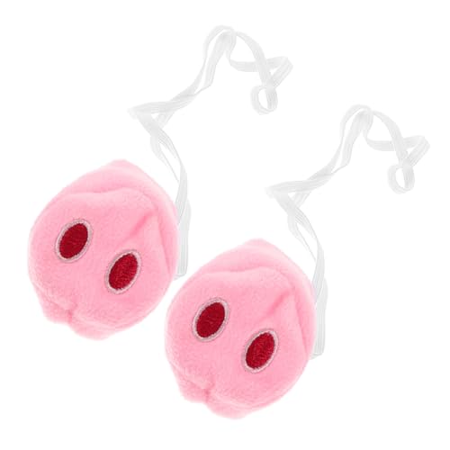 Vaguelly 2St Schweinenase künstliche Dekoration Kleidung Nase Kas Cartoon-Nase Plüsch Nase Verkleidung Zubehör Plüschkaninchen -Nase -Requisite Halloween-Kostümzubehör Stoff Rosa Vaguelly 2St Schweinenase künstliche Dekoration Kleidung Nase Kas Cartoon-Nase Plüsch Nase Verkleidung Zubehör Plüschkaninchen -Nase -Requisite Halloween-Kostümzubehör Stoff Rosa von Vaguelly