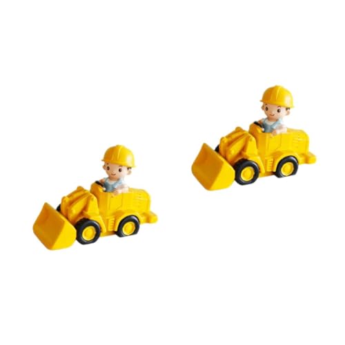 Vaguelly 2St Simulations-Bulldozer puppenwagen kinderspielzeug auto Baggerspielzeug für Jungen Lernspielzeug für auto Fahrzeuge Kuchendekoration Tortenwagen Topper Vaguelly 2St Simulations-Bulldozer puppenwagen kinderspielzeug auto Baggerspielzeug für Jungen Lernspielzeug für auto Fahrzeuge Kuchendekoration Tortenwagen Topper von Vaguelly