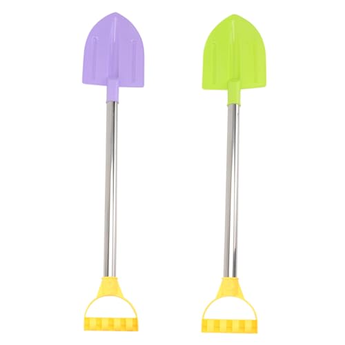 Vaguelly 2St Strands chaufel aus Edelstahl im Freien Schwimmbad Basteln für Beach Toys for Sand Toys for Strandschaufeln rostfreie Schaufeln Plastik von Vaguelly