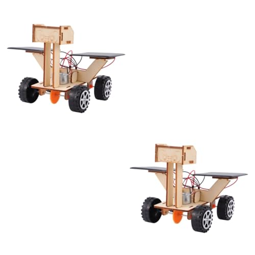 Vaguelly 2st Technologie DIY Handgefertigtes Zusammengebautes Spielzeug Zusammengebaute Modelle Kidcraft-spielset Solar-mond-Rover-Modell 3D-Holz Handbuch Kind Kleine Werkzeuge Hölzern von Vaguelly