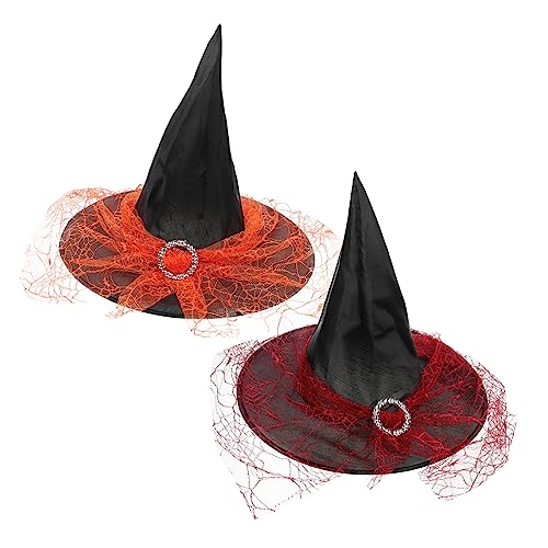 Vaguelly 2St Zauberer Hexenhut Abschlussball Requisiten Party-Hexenhut-Requisiten halloween kopfschmuck halloween kopfbedeckung Halloween-Festival-Kopfschmuck Halloween-Feier-Requisiten Vaguelly 2St Zauberer Hexenhut Abschlussball Requisiten Party-Hexenhut-Requisiten halloween kopfschmuck halloween kopfbedeckung Halloween-Festival-Kopfschmuck Halloween-Feier-Requisiten von Vaguelly