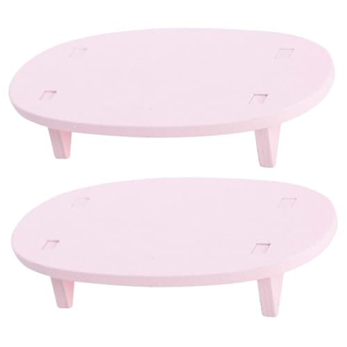 Vaguelly 2Stücke Holztisch Modell Für Puppenhaus Niedliches Mini Möbelset Zubehör Für Kreative Spielwelten Und Dekorationen Vaguelly 2Stücke Holztisch Modell Für Puppenhaus Niedliches Mini Möbelset Zubehör Für Kreative Spielwelten Und Dekorationen von Vaguelly