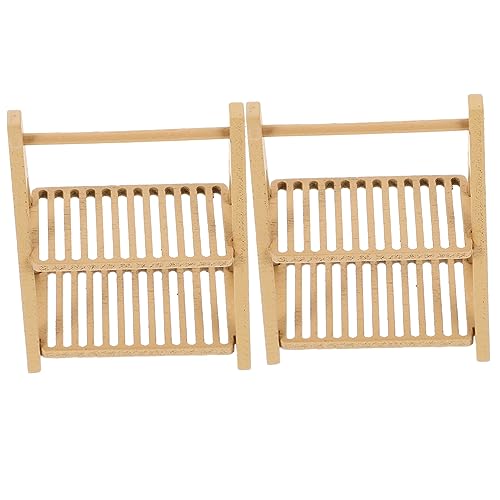 Vaguelly 2Stücke Möbel Für Puppenhaus Dekorativer Brotständer Für Kreative Mini Lebensszenen Für DIY Projekte Und Stilvolle Ergänzung Für Ihre von Vaguelly