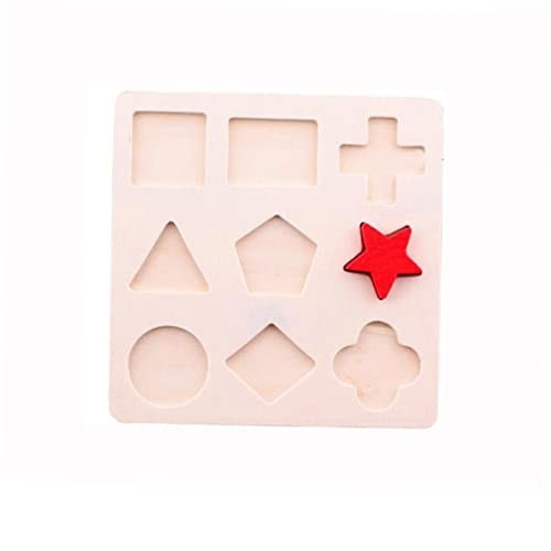 Vaguelly 2Stücke Puzzle für Holzspielzeug zur Form und Farberkennung Pädagogisches Lernspielzeug für Frühes Lernen Kreatives Puzzle zur Entwicklung von Feinmotorik Vaguelly 2Stücke Puzzle für Holzspielzeug zur Form und Farberkennung Pädagogisches Lernspielzeug für Frühes Lernen Kreatives Puzzle zur Entwicklung von Feinmotorik von Vaguelly