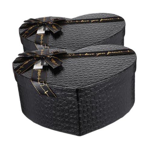 Vaguelly 2er-box Herzförmige Geschenkbox Herzschachteln Für Blumen Herzförmige Valentinsboxen Brautjungfernboxen Für Vorschläge Herzförmige Schachteln Herz-boxen Papier Black Vaguelly 2er-box Herzförmige Geschenkbox Herzschachteln Für Blumen Herzförmige Valentinsboxen Brautjungfernboxen Für Vorschläge Herzförmige Schachteln Herz-boxen Papier Black von Vaguelly